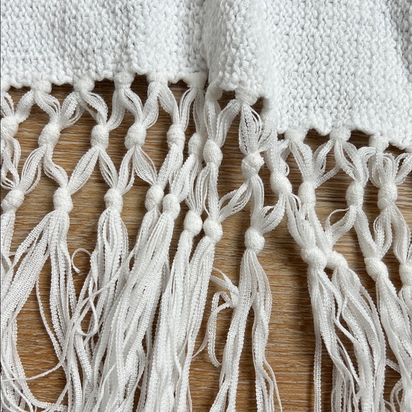 Lilly Pulitzer Tatum Fringe Long Resort White Cardigan Size S - Picture 4 of 13